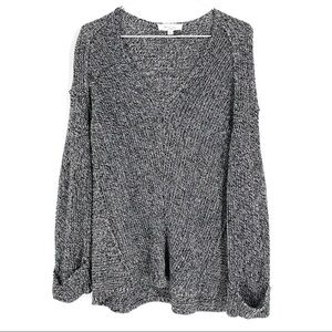 Vine Camuto Long Sleeve V Neck Tunic Knit Top